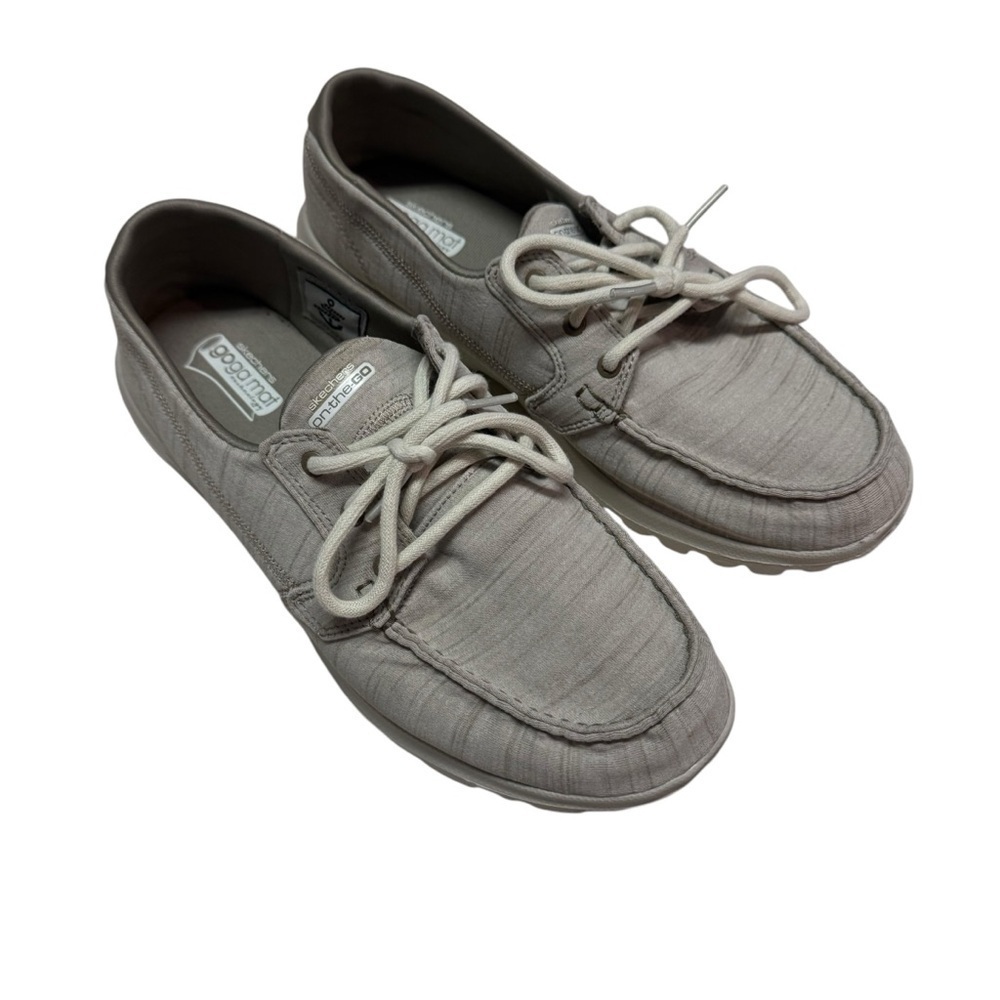 Skechers On-The-Go/Go Walk Lite Bay / Womens / Air Cooled / Natural / size 10